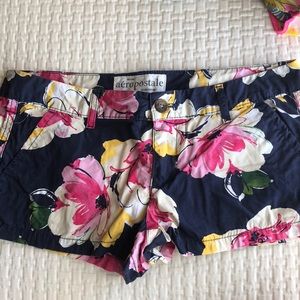 Aeropostale cute soft floral shorts